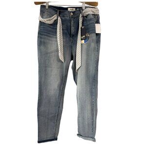 Angels Forever Young Jeans Women’s 18W Convertible with Removable Scarf Belt NEW
